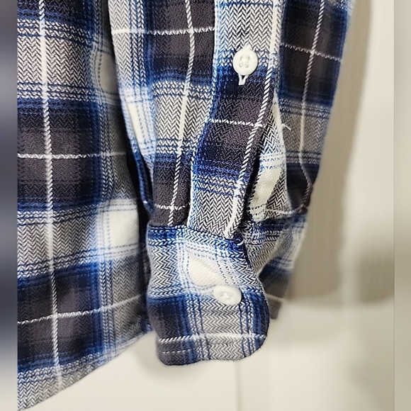Good threads plaid Flannel herringbone shirt - men’s S - Picture 5 of 10